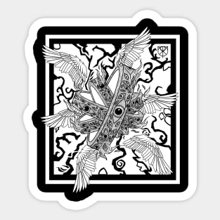 Bible Accurate Angel: Square Variant Sticker